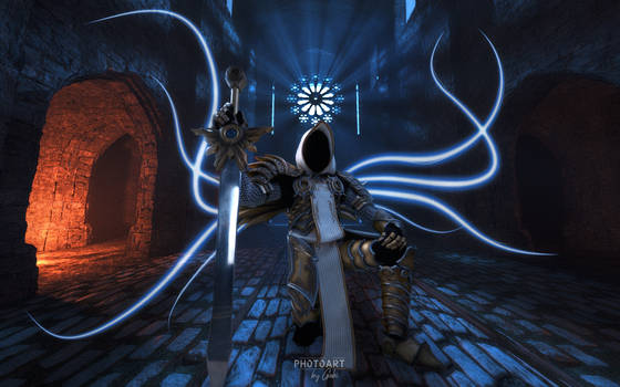 Tyrael in Tristram cathedral