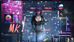 Motoko Ghost in the Shell Art