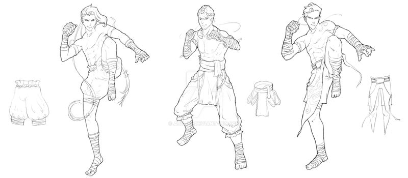 Fighting Stance Reference