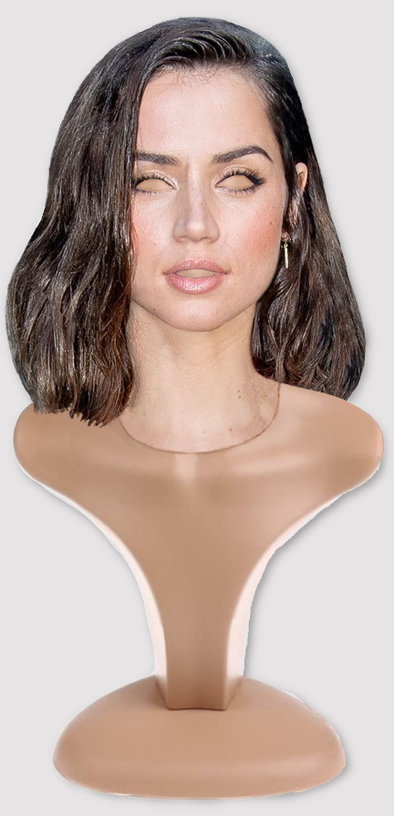 The Hispanic actress mask