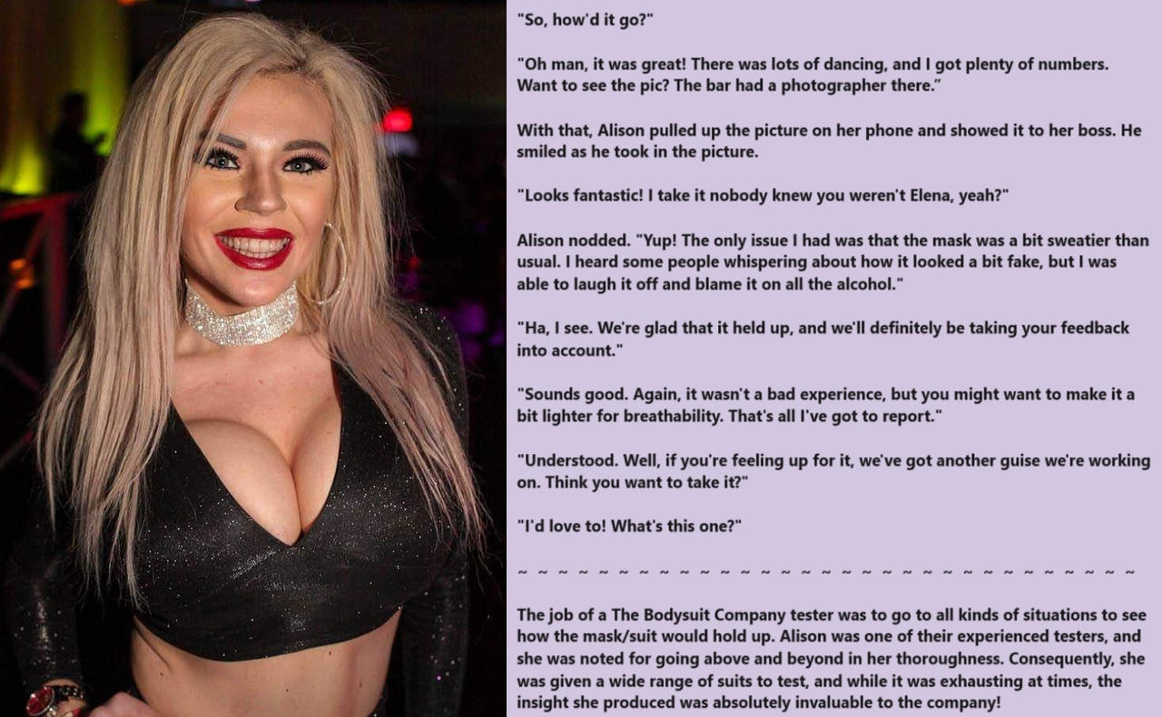 Night in the suit (Bodysuit Caption)