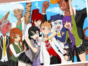 Tahba and his ragtag schoolmates (DnD + Anime)