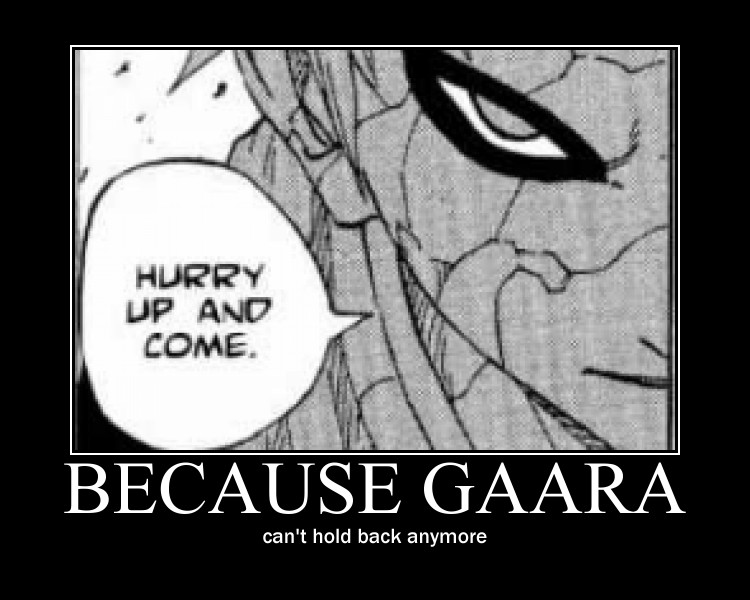 Gaara Demotivational