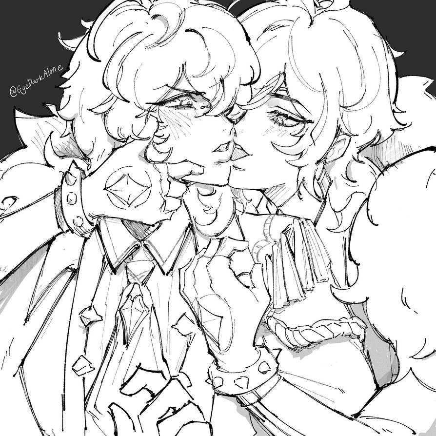 Luckae Doodle - *Lick* Luckae/Kaeluc by Xalt-TY on DeviantArt