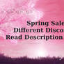 OPEN - Spring Sale