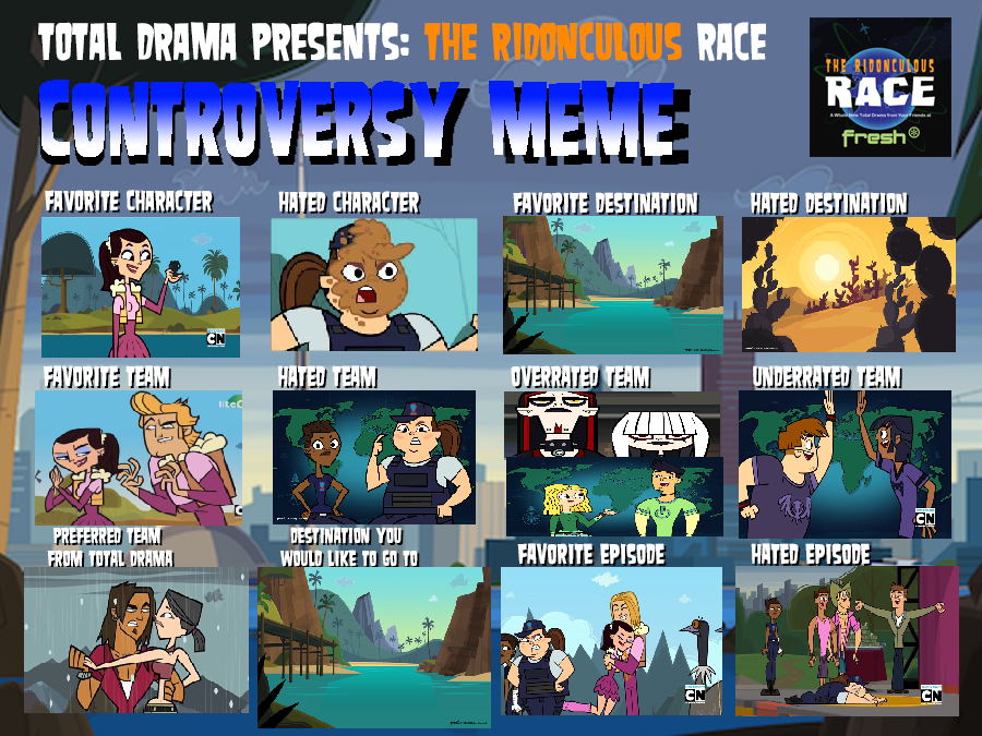 Total Drama Presents: The Ridonculous Race (2015) by JacobtheFoxReviewer on  DeviantArt