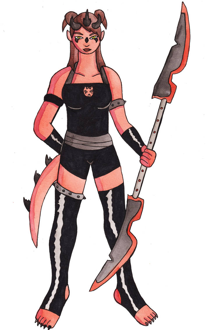 Glaive Demon by RaspberrySpicebun on DeviantArt