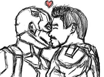 Steve X Tony  Sketch