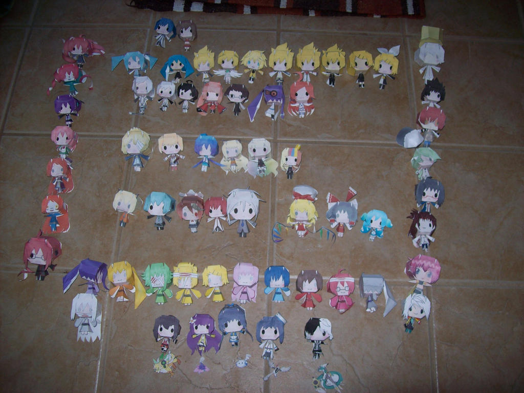 My papercraft collection ^-^ by Gwenathan on DeviantArt