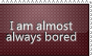 I am bored-Stamp