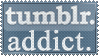 tumblr addict-Stamp by Dinoclaws