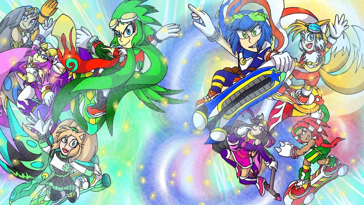 Sonic Riders Characters by 1Kenshin2012 on DeviantArt