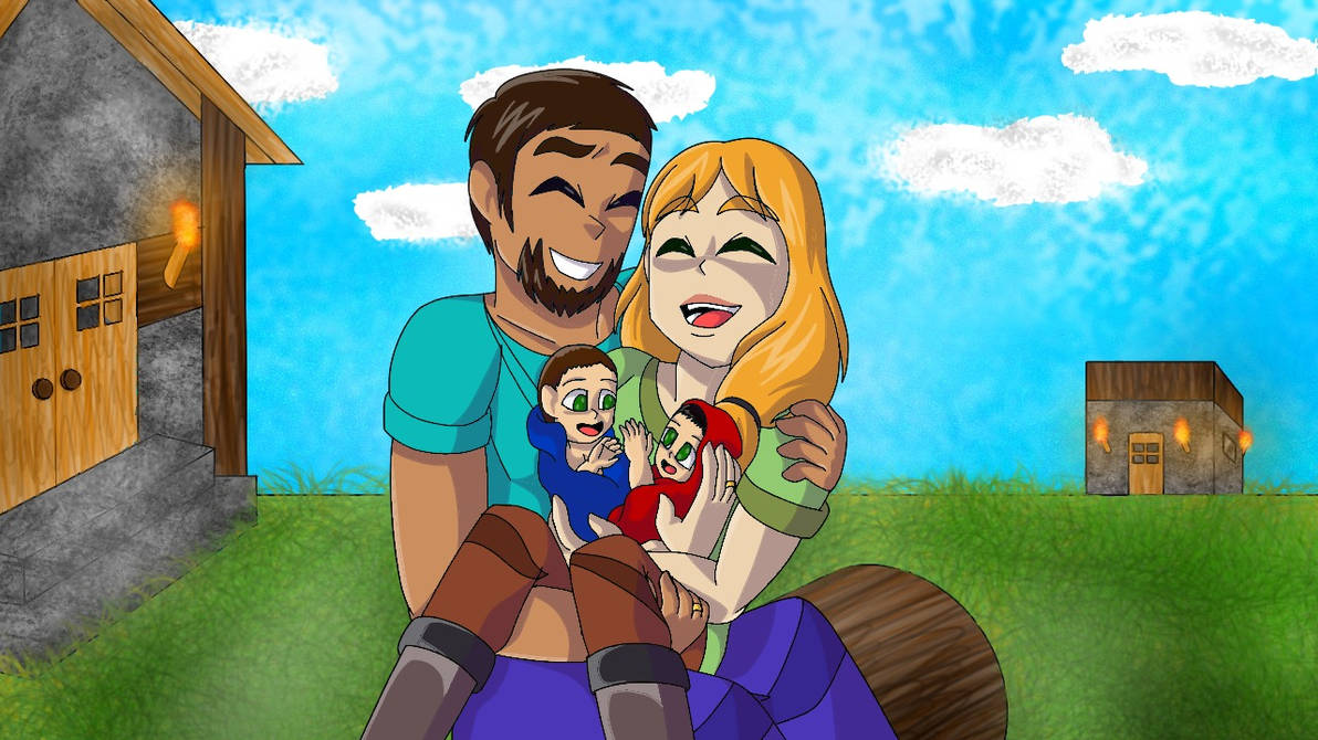 Minecraft x MCSM: Family by EnderCatAGZ on DeviantArt