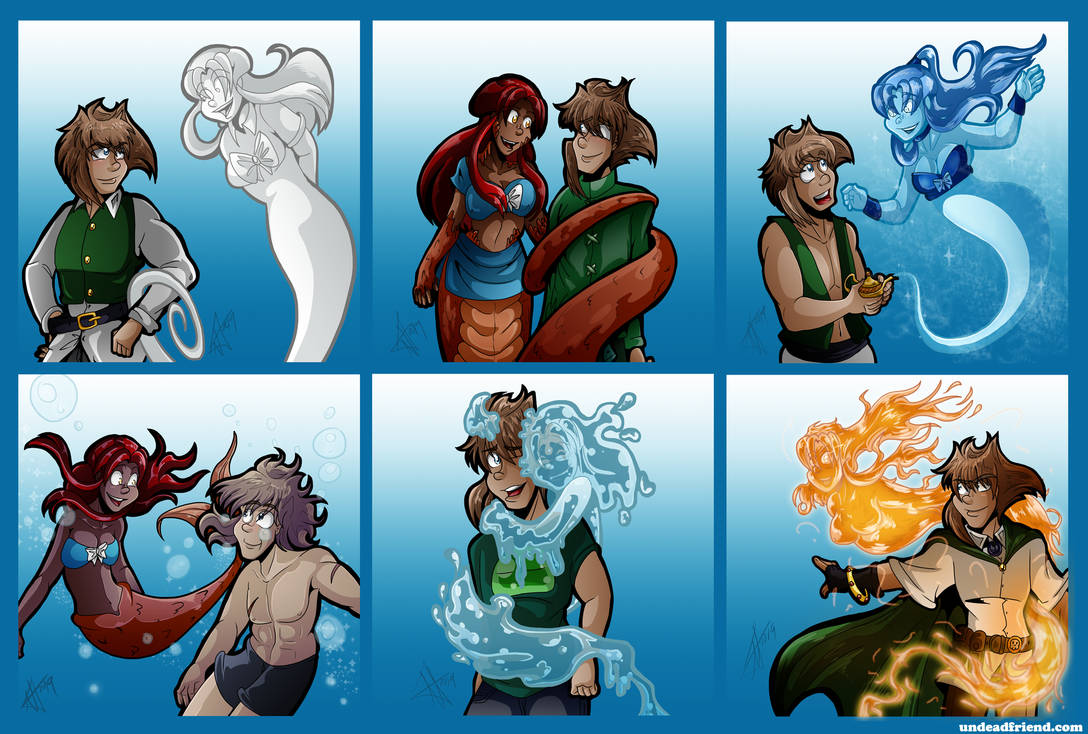 Many Tails Different Tails: All Six Parts by undeadfriend on DeviantArt