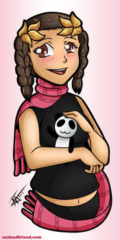 Raffle Prize: Girl with Panda
