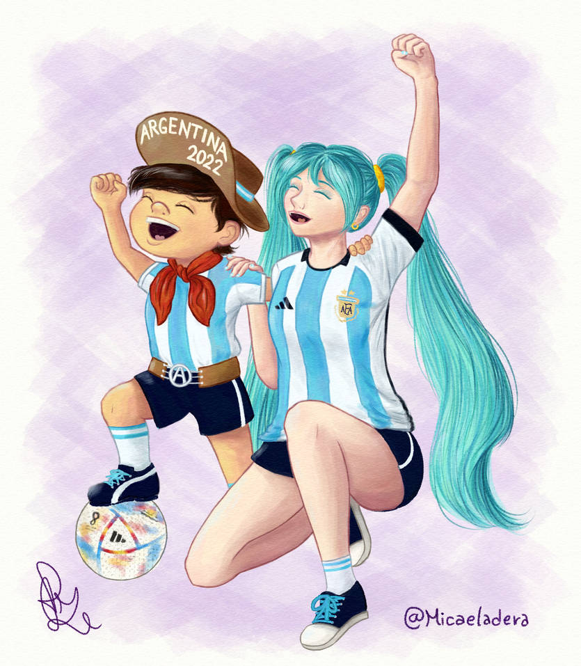 Hatsune Miku Y Gauchito Mundialito Vamos Argentina By Micaeladera On hatsune-miku-y-gauchito-mundialito-vamos-argentina-by-micaeladera-on