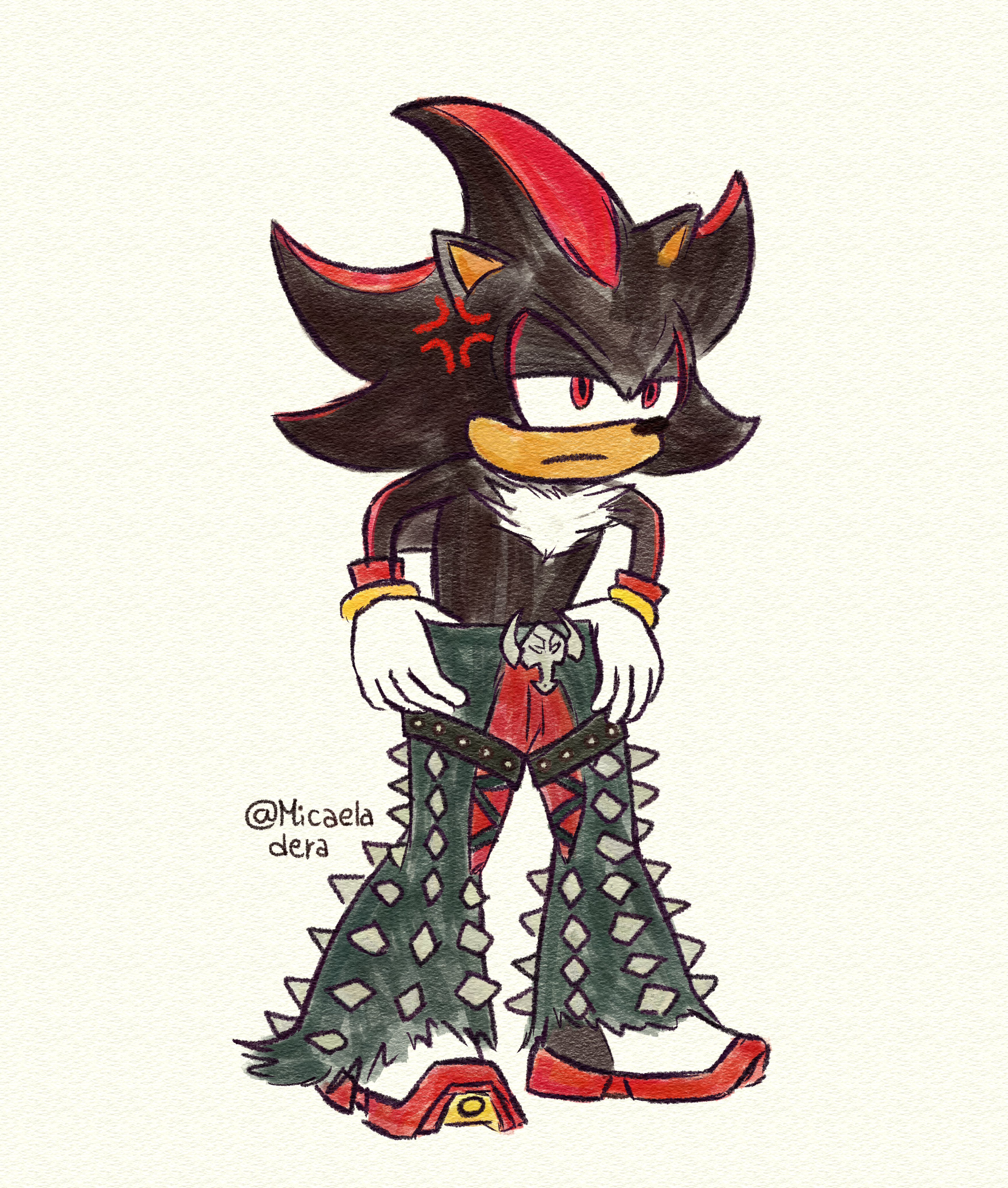 Shadow The hedgehog Fan art by Daniuxshit on DeviantArt