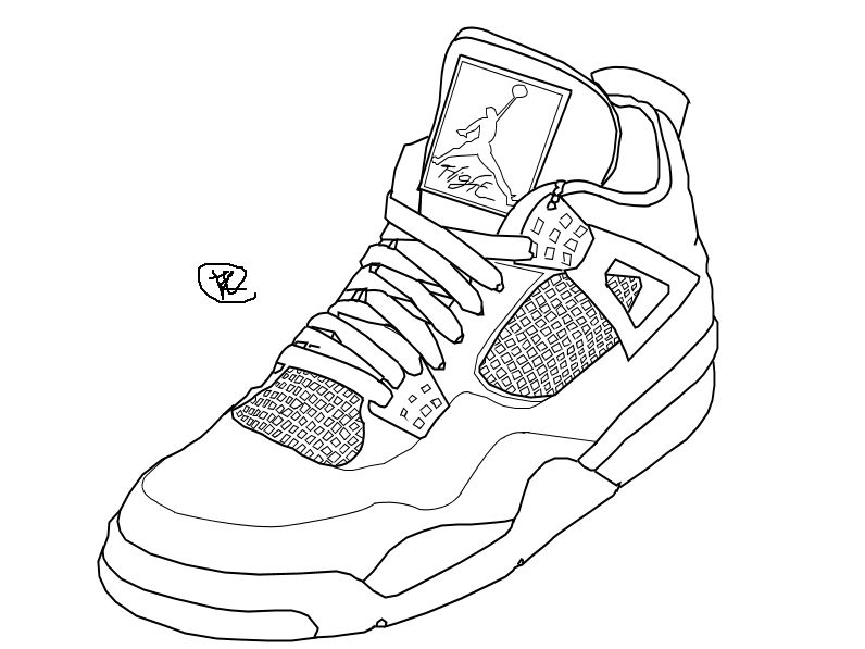 Nike Air Jordan Drawing by iamkezzyy on DeviantArt