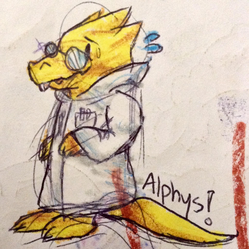 Alphys! by broccoliknight on DeviantArt