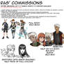 My Commission Info