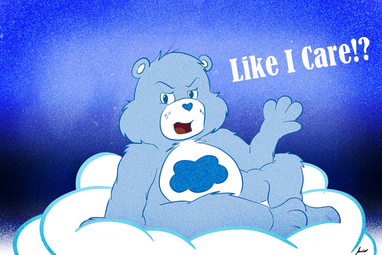 Grumpy Bear by Terra0719 on DeviantArt