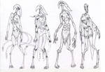 Alien Concept Refined Sketches by Athrial