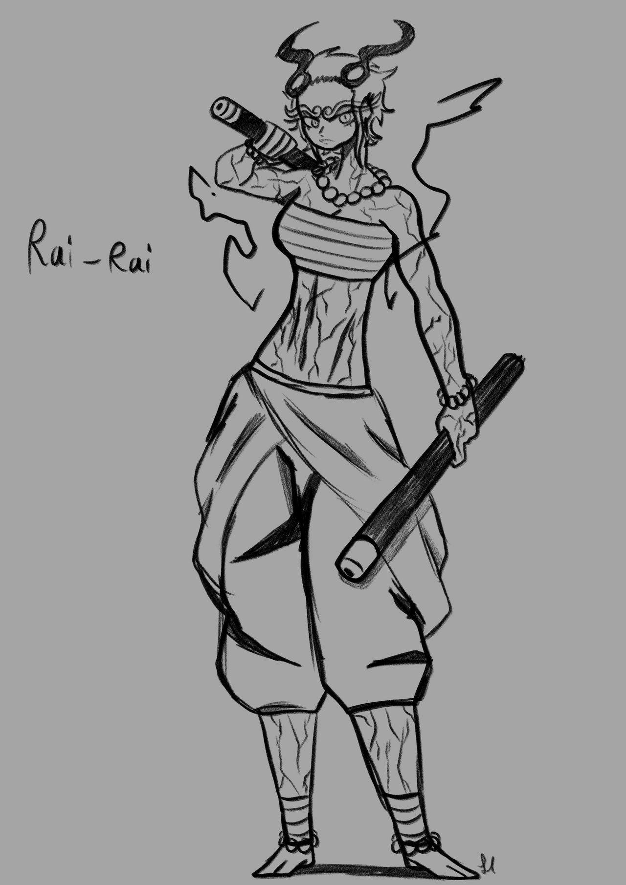 Rai-Rai Sketch by Hypeyx on DeviantArt