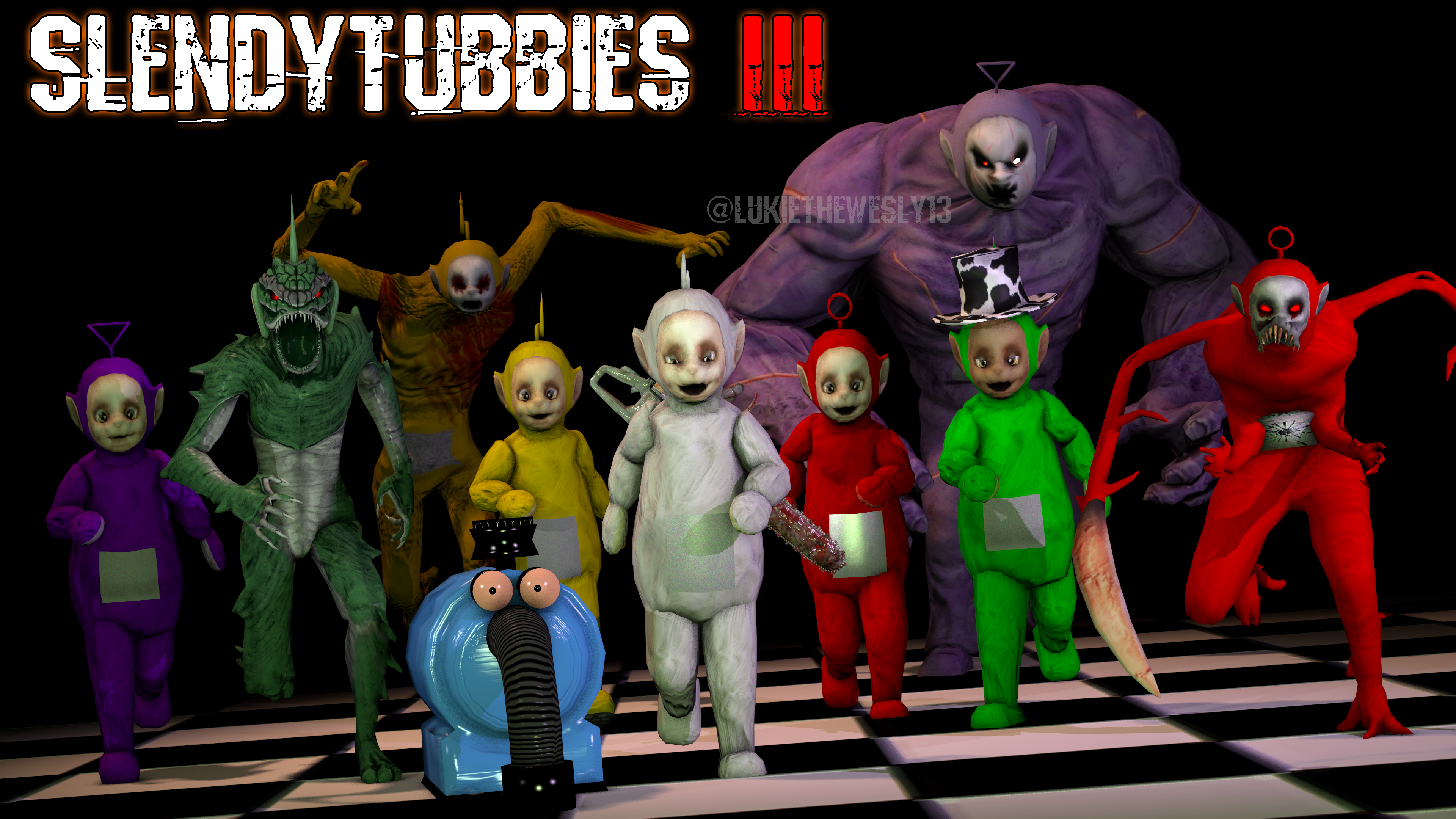 Slendytubbies 2 - Po (Xps Download) by Lukiethewesley13 on DeviantArt