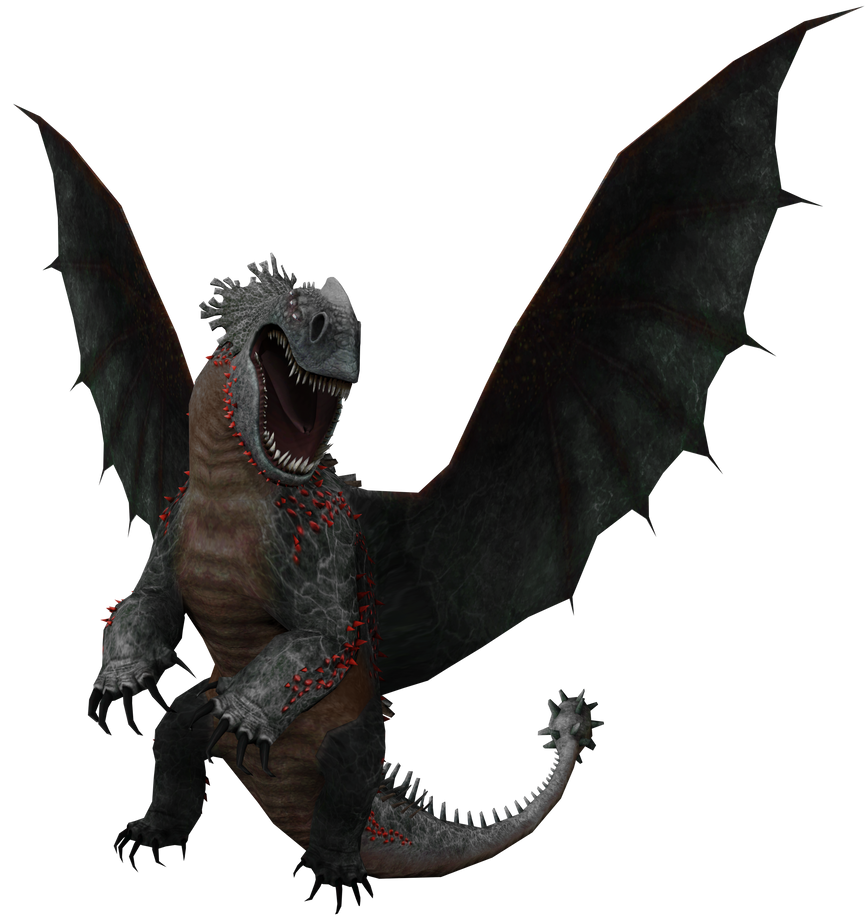 How To Train Your Dragon: Red Death (Transparent) by Lukiethewesley13 ...