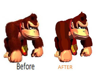 Donkey Kong Before And After