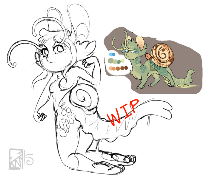 WIP: FelineSnail Anthro