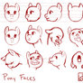 Pony Faces