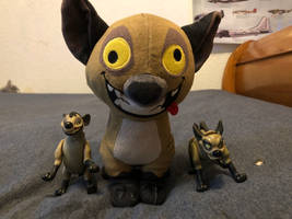 Funko ed the hyena plush with shenzi and banzai 