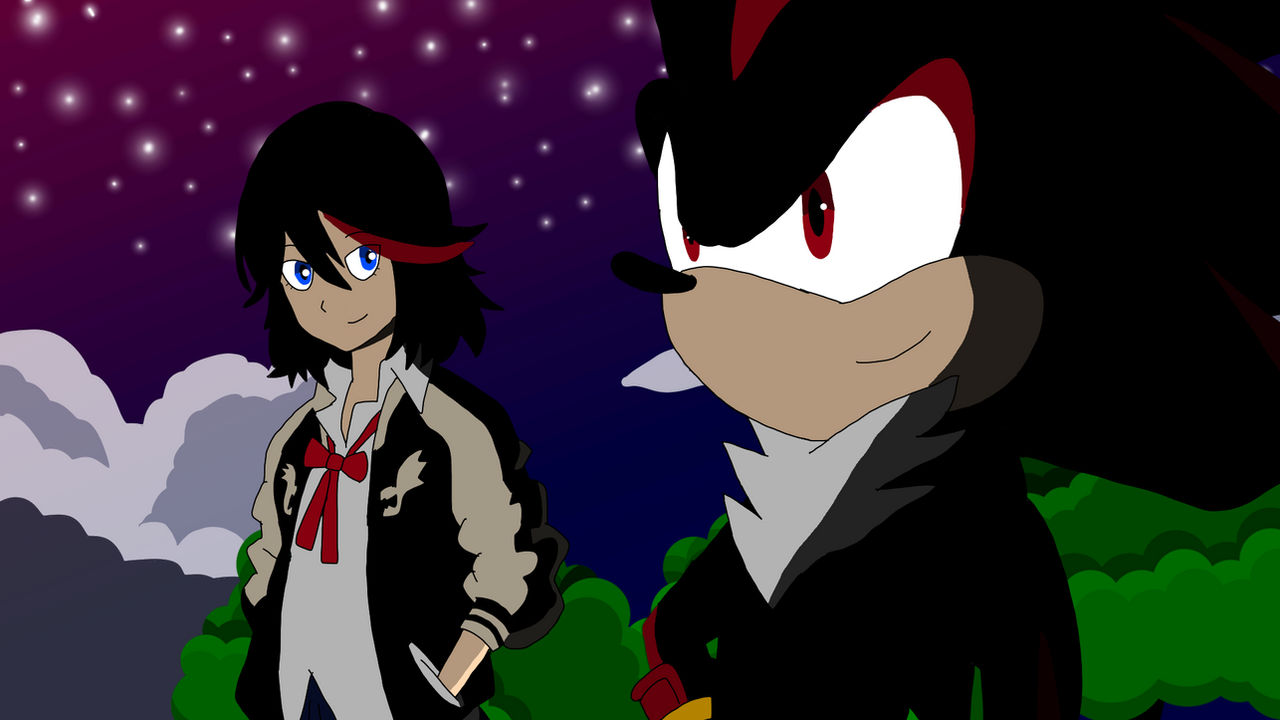 Shadow and Ryuko by AnimatedOne on DeviantArt