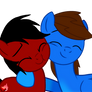 A Hug with Blue (BlueMario11 Collab)