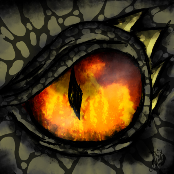 Dragon eye - gray dragon