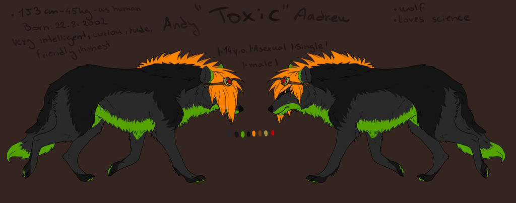 Toxic Reference Toxic reference sheet 2016 by greenyswolf on DeviantArt