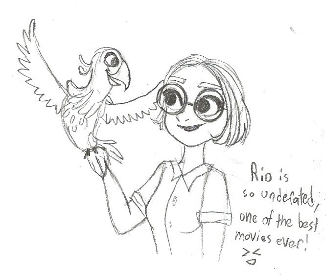 Dreamworks Rio Deviantart if i bother to color this fan art for Rio by TrendyStaMacigian on ...