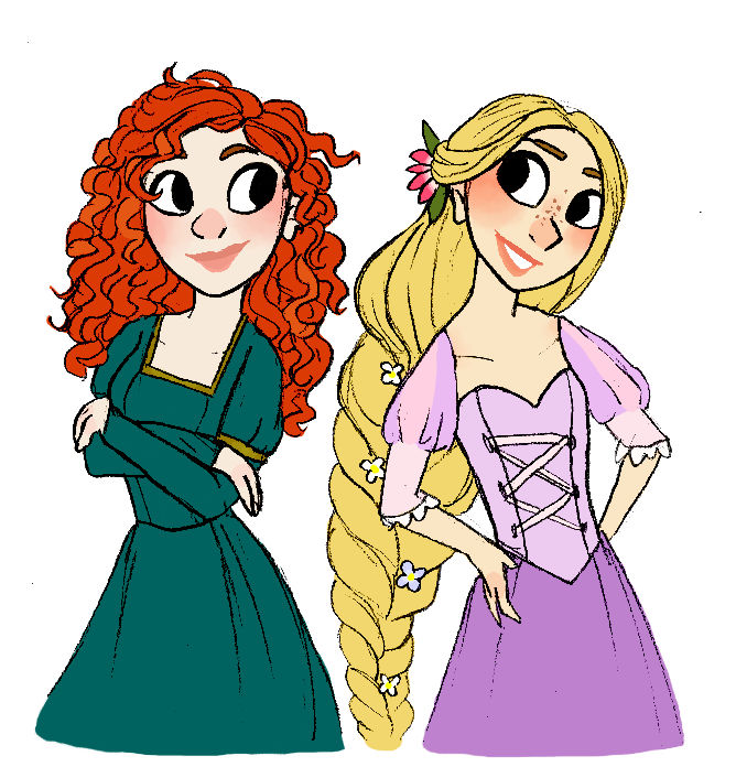 The two princesses I watched as a kid XD by TrendyStaMacigian on DeviantArt