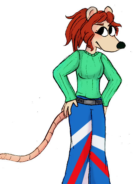 i tried to draw Rita from Flushed Away by TrendyStaMacigian on DeviantArt