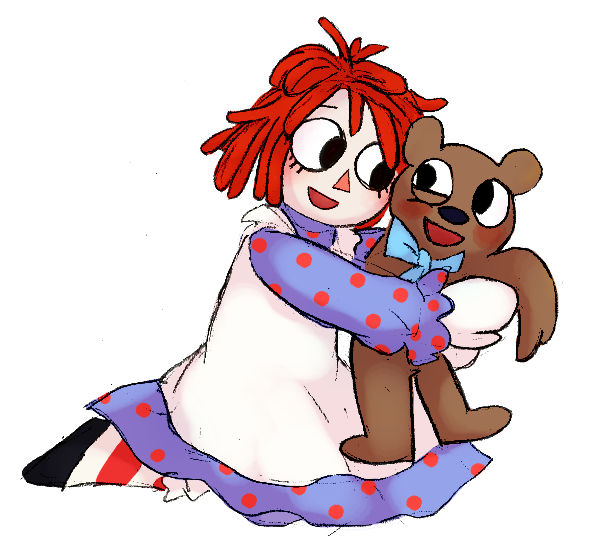 Little Ragady Muppet Raggedy Ann and Little Hugs by TrendyStaMacigian on DeviantArt