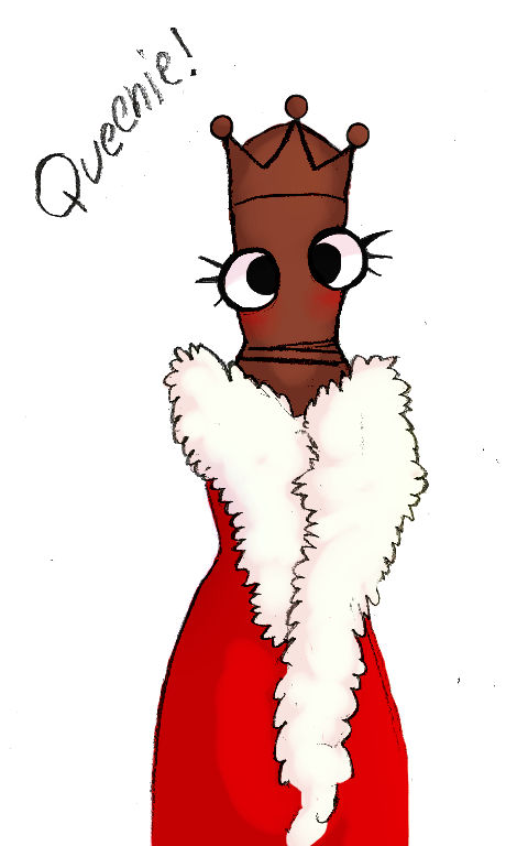 Queenie, abstracted character from TADC by TrendyStaMacigian on DeviantArt