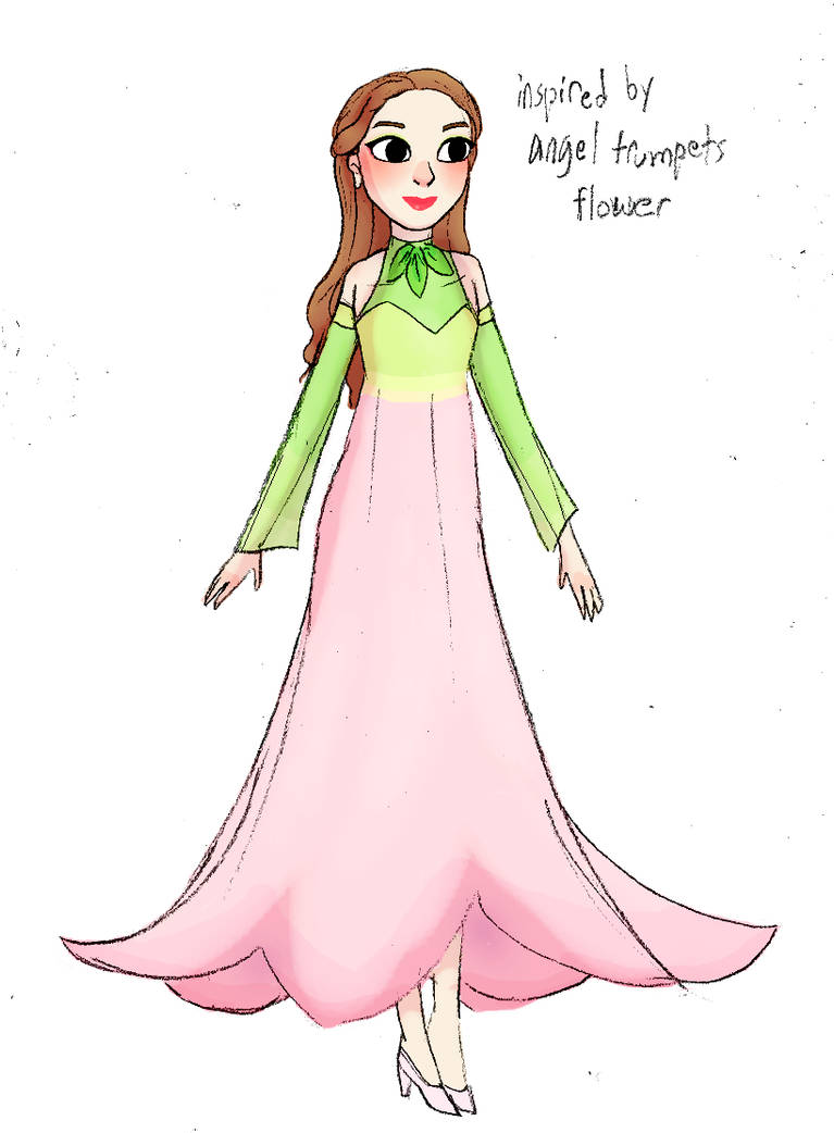 Inspired by Angel Trumpet Flower by TrendyStaMacigian on DeviantArt