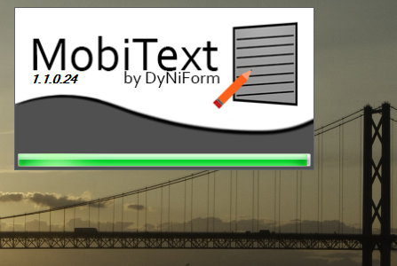 MobiText Splash Screen