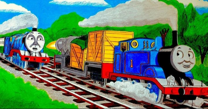Thomas And The Jet Engine by mklp47 on DeviantArt