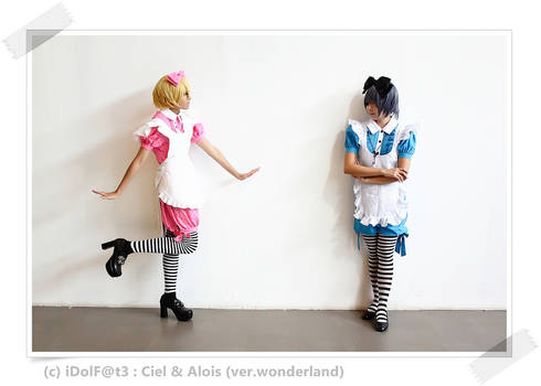 Ciel and Alois in Wonderland