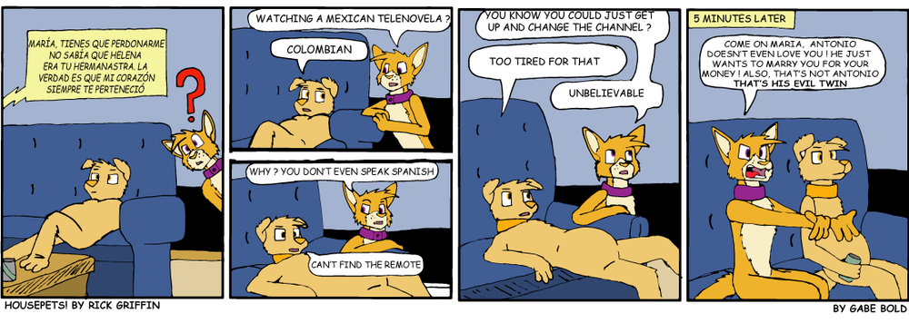 Housepets Guest comic- Telenovela