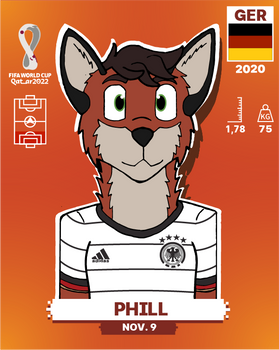 Phill World Cup Sticker Commission