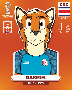 Gabe World Cup Sticker