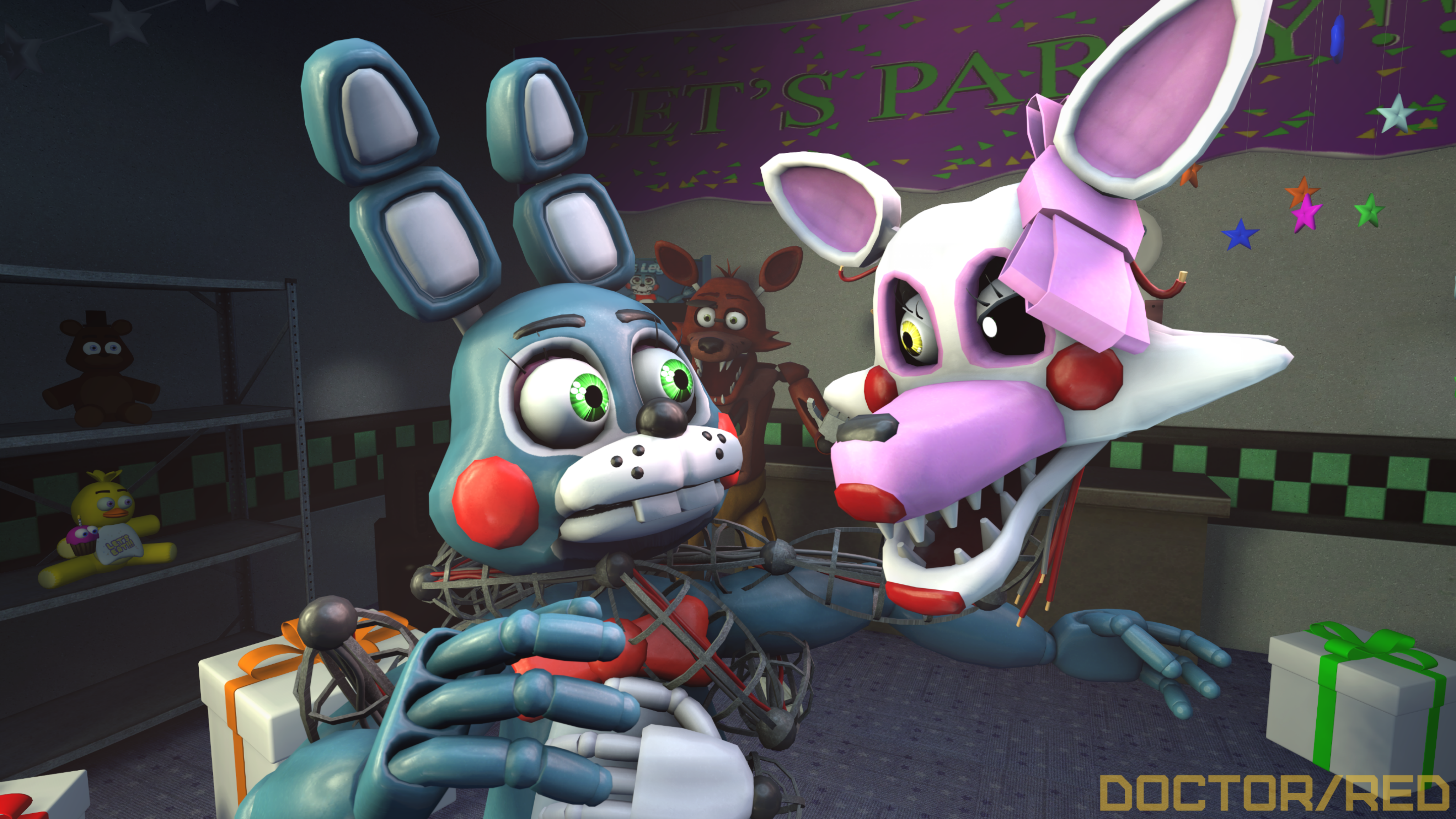 Stream FNF VS FNAF 2 - Cerberus (Mangle) by 💥Power 39💥